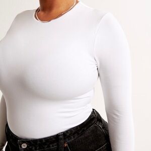 NWT A&F Long-Sleeve Seamless Bodysuit